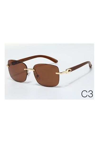 Escales Women's Rimless Sunglasses Es172