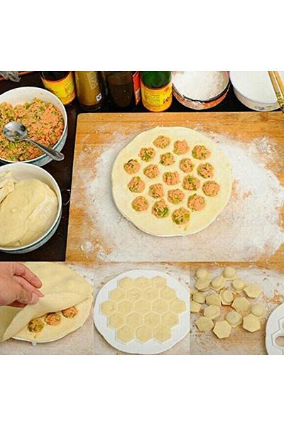 zola Mold for 37 ravioli or stuffed dumplings, Zola®, made of aluminum alloy, mold size 3 cm