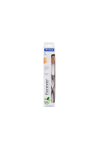 Trisa Forever Soft toothbrush (interchangeable head and aluminum handle) 684490 Gray