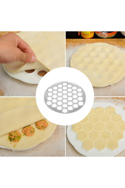 RABY Mold for 37 ravioli or stuffed dumplings, made of aluminum alloy, mold size 3 cm