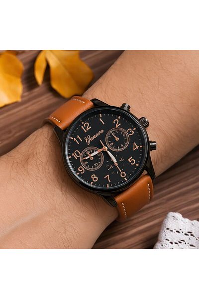 Feron accessories Men's Wristwatch – Roman Numeral Watch Tm520-A