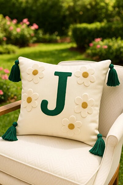 SAYMİNE لكمة رمي وسادة حقيبتي حرف نموذج J