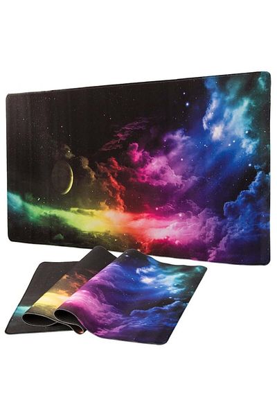varioshop VarioShop® gaming mousepad, cosmos model, made of flexible, non-stick material, r