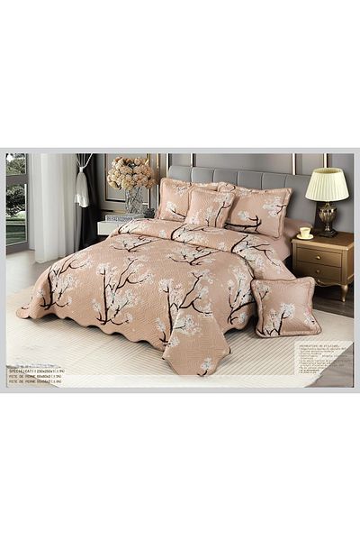 CHIRASO CHIRASO Fine Cotton Duvet Set, 5 Pieces, Duvet 230x250cm, 2 Pillowcases, with print
