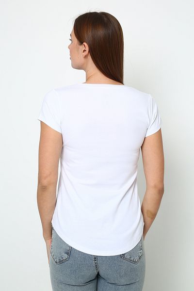 Oasis Super Quality V Neck Cute Pandas Printed Slim Fit Short Sleeve Lycra Cotton Women T-Shirt