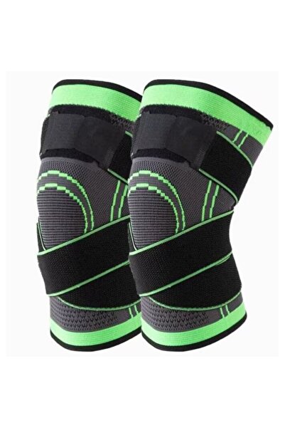 xpress sales Set 2 medical knee supports with elastic straps, breathable compression bandage, size M