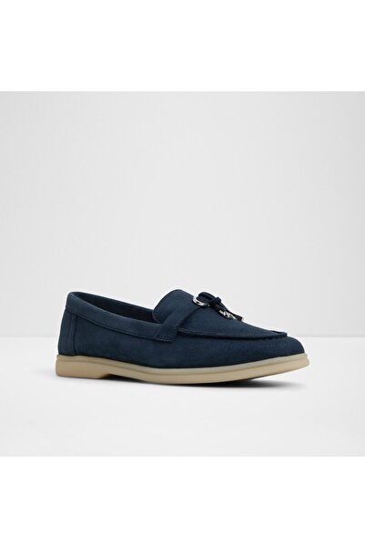 Aldo CRERAS-IN - Дамски тъмносини мокасини и обувки от естествена кожа