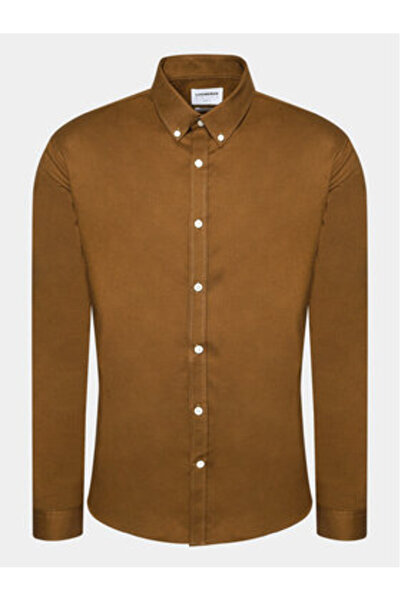 Lindbergh Mens Shirt 30-203174 Brown