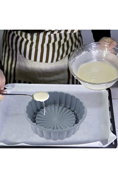 zola Silicone cake pan, diameter 20 cm, light gray