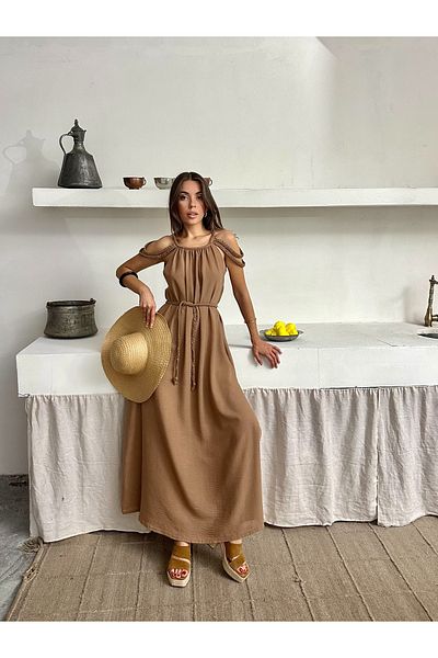 SewStil Плетена рокля с детайли Хелън