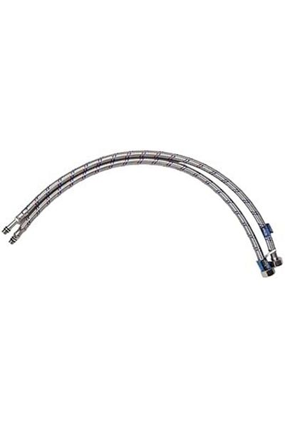 Reef , Stainless Steel Mixer Flexible Hoses, 60 cm Pair