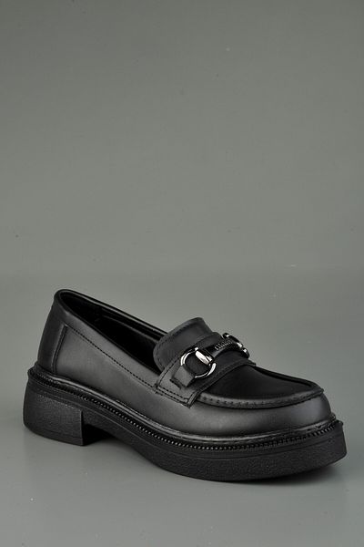 KONFOR Ортопедични черни дамски обувки Lovinia Loafer