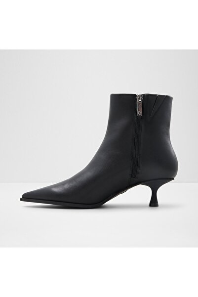 Aldo Emmalıe-hakiki Deri Mini Topuk Siyah Kadın Bot