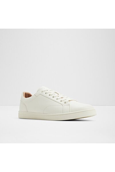 Aldo Poker - Men's Faux Leather White Multi Lace-Up Modern Design Sports Shoes