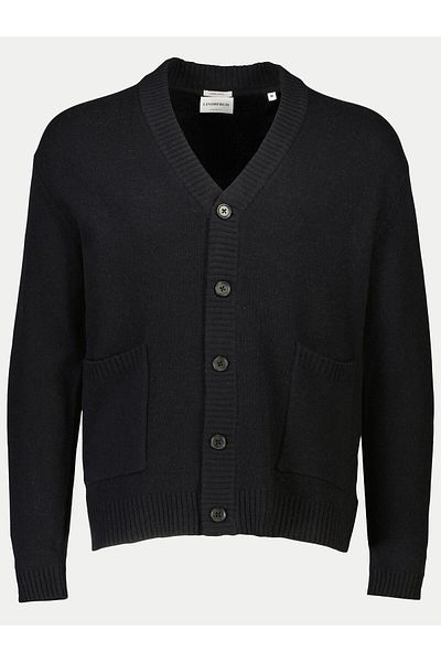 Lindbergh Mens Cardigan 30-800223 Black
