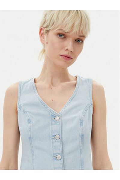 Levi's Rochie din denim pentru femei levi's 001WL-0000 albastru deschis