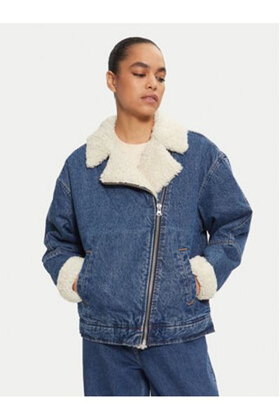 Levi's Jachetă din denim pentru femei Levi's A9370-0001 Albastră