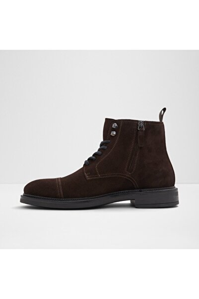 Aldo Unilis-Γνήσιο Δερμάτινο Καφέ Ανδρικές Μπότες