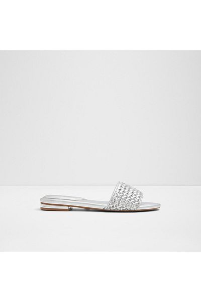 Aldo Eleonoreflat - Silver Women's Slippers