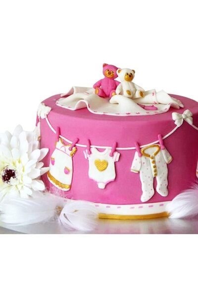 zola Forma silicon ciocolata model haine copii, flexibila, -40°C/+230°C, 16.7x6 cm, roz