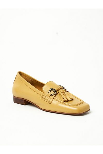 Y.SO Ladies Flat Comfort Shoes/Moccasins Yellow | Made In India