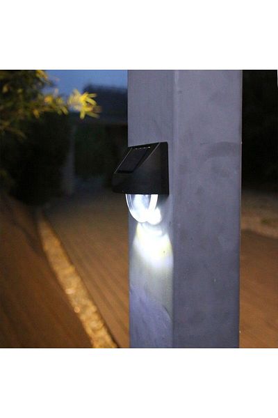 eyemazing Lampă solară LED, ABS/Policarbonat, eMazing, IP65, 1.2V, 600mAh, 8.8x8.5 cm, Alb rece