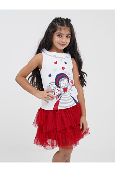 MAYORAL Girl's Summer Printed T-Shirt 3022