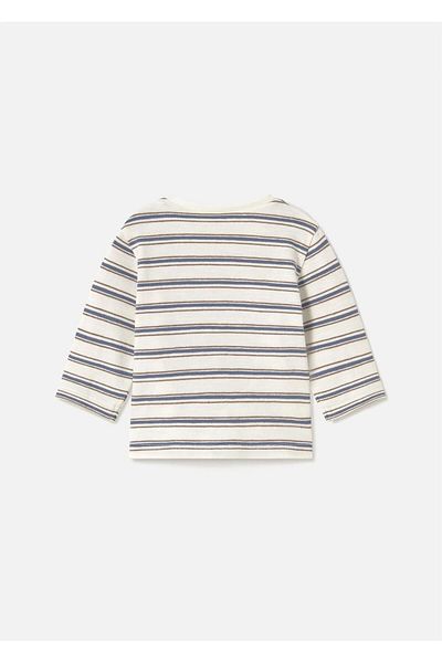 MAYORAL Baby Boy Striped Badi Cream 1038