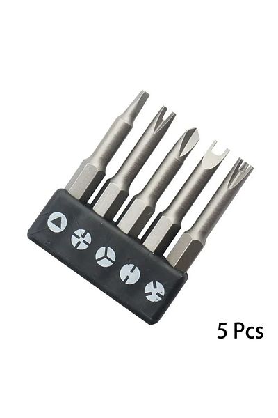 Choice 5pcs 13/7/5pcs 50mm Specialty Screwdriver Bit Set Y-type Triangle Cross 3-point Screwdriver Tool Ac