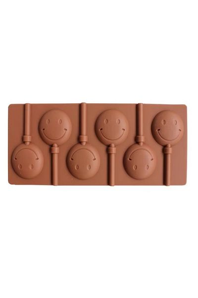 zola Forma silicon acadele, 6 cavitati, flexibila, gauri betisoare, 23x9.4 cm, diametru 4.1 cm, maro
