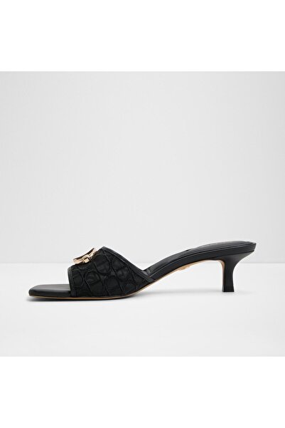 Aldo COTEAZUR - Kadın Tekstil Diğer Siyah Minik Topuk Bağcıksız Topuklu Sandalet