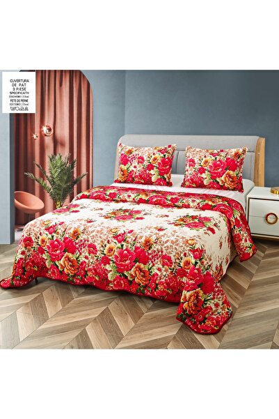 CHIRASO CHIRASO Microfiber Quilted Duvet Set, 3 pieces, Duvet 220x240cm, 2 Pillowcases, with print
