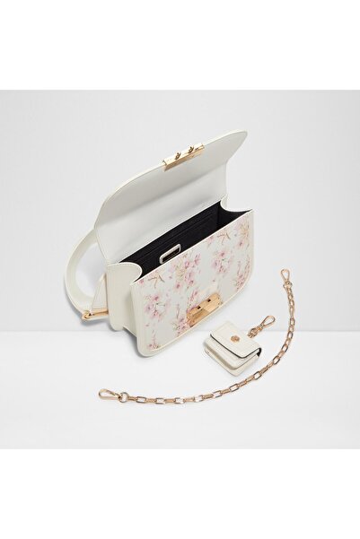 Aldo KAILEIGH - Kadın Suni Deri Açık Pembe Kilitli Kapama Orta Boy Çapraz Kullanımlı Çanta