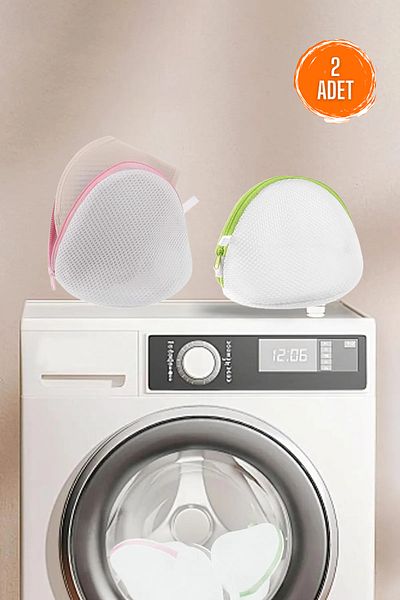 Beatitude Bra Washing Ball 2 Pieces Zippered Fabric Bra Protector Washing Apparatus Container Suitcase Organizer