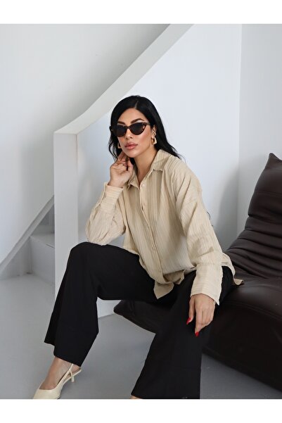 Fashionbox Смугаста сорочка з зручним кроєм