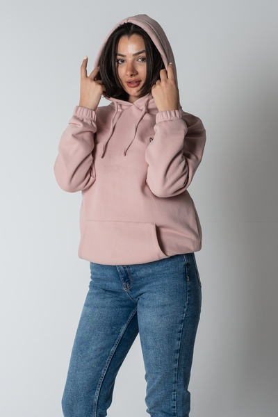 Kyron Kadın Pamuklu, Kapüşonlu Sweatshirt – Şık ve Sade Tasarım / Farklı Renk Seçenekleri