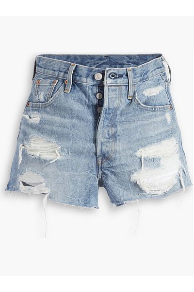 Levi's Pantaloni scurți din denim pentru femei levi's 56327-0314 albaștri