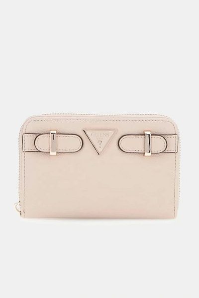 Guess Eco Ali Slg Medium Zip Around Women's Brown Wallet Swbg9511140-Alm