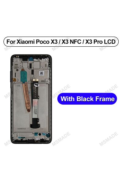 Choice With Black Frame AAAQuality IPS For Xiaomi POCO X3 Display LCD Touch Screen Digitizer For POCO X3 Pr