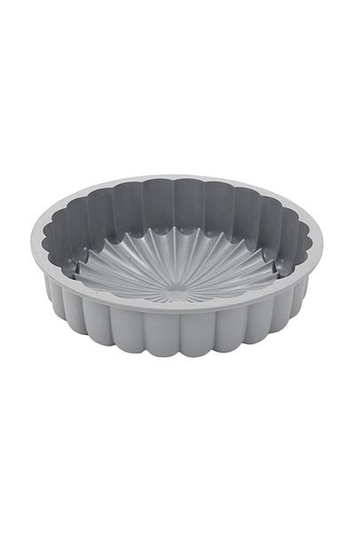 zola Forma pentru coacerea prajiturilor,din silicon, diametru 20 cm, gri deschis