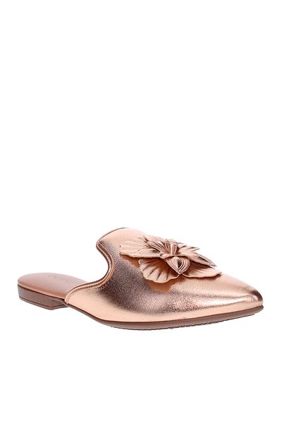 Beira Rio Ladies Closed/Flat Shoes Gold Pink | Made In Brazil
