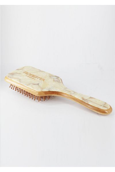Roberta Lorenz Women's Roberta Lorenz Written Acetate Bamboo Hair Comb