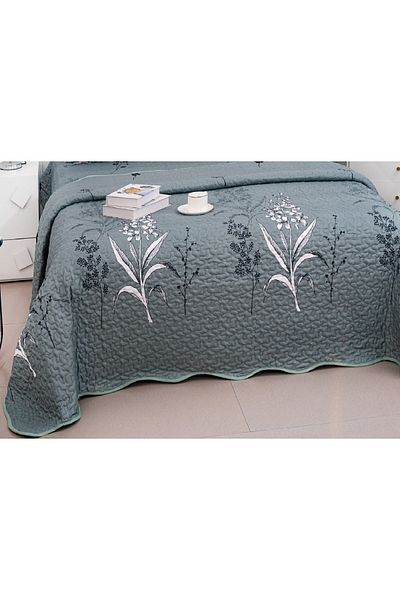 CHIRASO CHIRASO Microfiber Quilted Duvet Set, 3 pieces, Duvet 220x240cm, 2 Pillowcases, with print