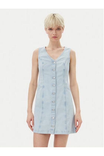 Levi's Rochie din denim pentru femei levi's 001WL-0000 albastru deschis