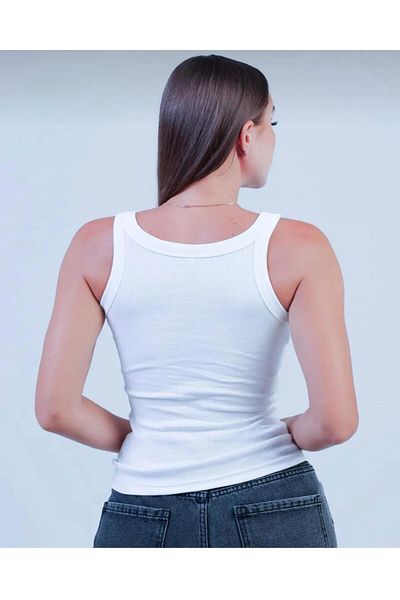 COTAS Wide Strap Ribbed Women's Athlete – Cotton, Comfortable Fit, Summer Basic