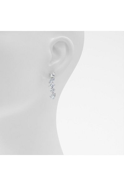 Aldo Felmina - Women's Silver-Transparent Multi Earrings