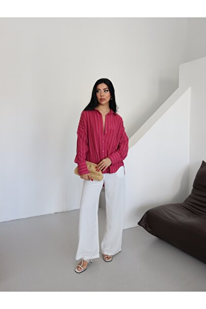 Fashionbox Смугаста сорочка з зручним кроєм