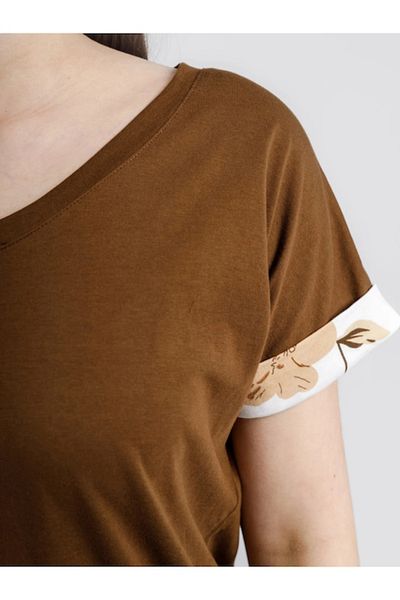 Bumbăcel Women's cotton T-shirt and shorts pajamas
