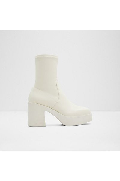 Aldo Upstep - Cizme albe de damă