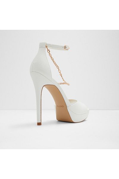 Aldo Prisilla - White Women's Evening Dress Heeled Sandals